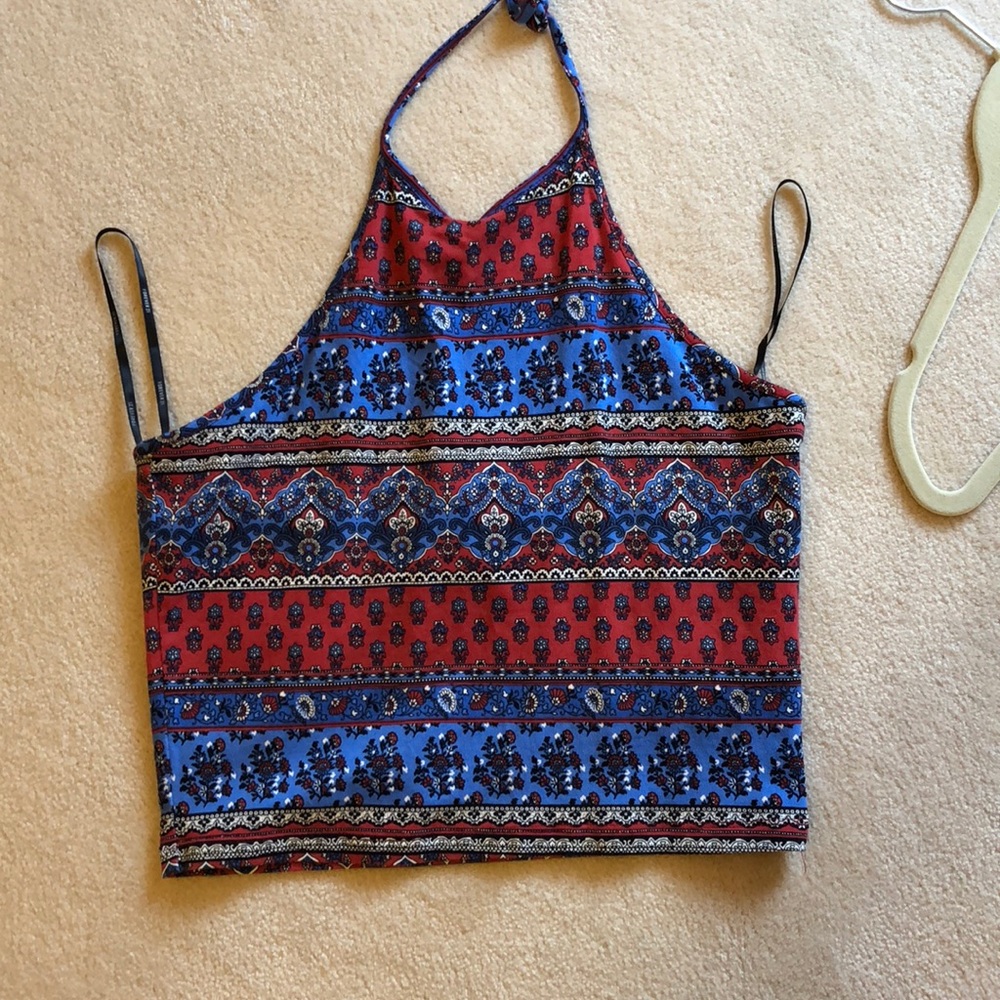 Tribal print halter